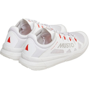 2024 Musto Womens Dynamic Pro II Adapt Sailing Shoes 82028 - White / Platinum / Oxy Fir